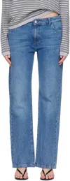Gimaguas Multi-pocket Jeans In Blue