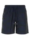 Gimaguas Camouflage-print Drawstring-waistband Swim Shorts In Blue