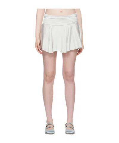 Gimaguas Blue Marta Miniskirt In White