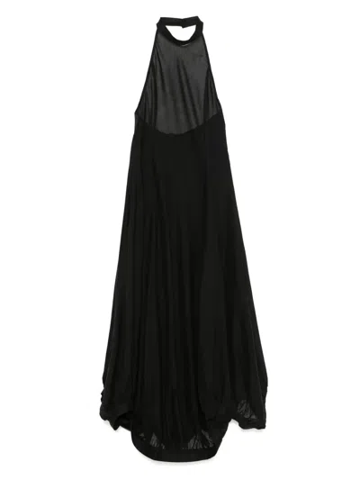 Gimaguas Bomba Maxi Dress Donna Nero In Schwarz