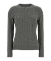 Gimaguas Grey Wool Blend Barid Sweater In Multi
