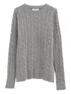 Gimaguas Braid Sweater In Gray