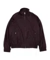 Gimaguas Brian Pinstripe Zip-up Jacket In Brown