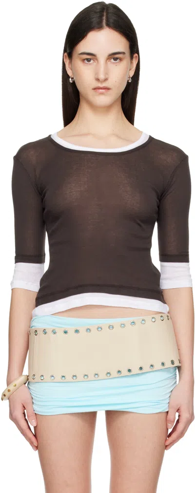 Gimaguas Brown Gemma T-shirt
