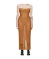 Gimaguas Brown Marula Maxi Dress In Brown