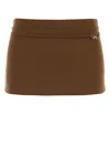 Gimaguas Minigonna Carolina In Nylon Stretch Marrone Donna In Brown