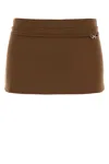 Gimaguas Minigonna Carolina In Nylon Stretch Marrone Donna In Brown