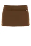 Gimaguas Minigonna Carolina In Nylon Stretch Marrone Donna In Brown
