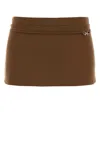 Gimaguas Minigonna Carolina In Nylon Stretch Marrone Donna