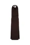 Gimaguas Brown Stretch Viscose Harbor Dress In Brown