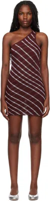 Gimaguas Burgundy Irina Minidress In Burgundy