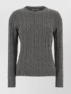 Gimaguas Grey Wool Blend Barid Sweater In Gray