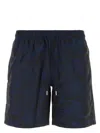 Gimaguas Camouflage-print Drawstring-waistband Swim Shorts In Blue