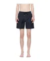 Gimaguas Camouflage-print Drawstring-waistband Swim Shorts In Blue