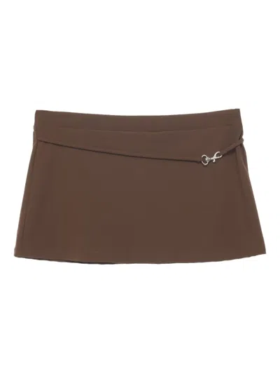 Gimaguas Carolina Mini Skirt In 褐色
