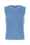 Gimaguas Cotton Bridget Vest Knit Ribbed Sleeveless V Neck