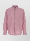 Gimaguas Checked Long Sleeve Collared Jeremy Shirt In Pink