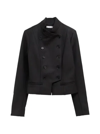 Gimaguas Christy Double-breasted Jacket In Black