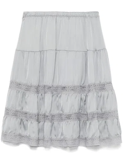 スカート gimaguas Cielo Skirt grey Fortuna Skirt Grey - Bottoms - Gimaguas