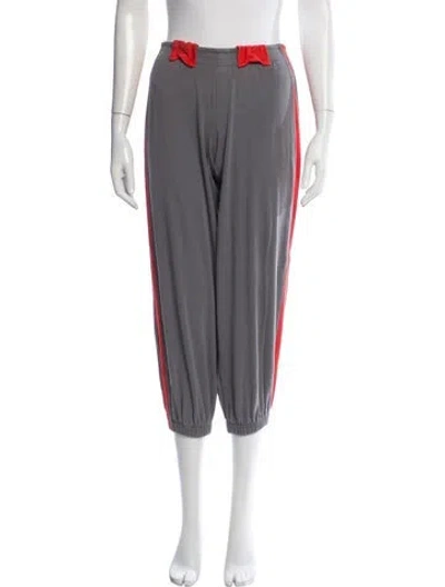 Pre-owned Gimaguas Colorblock Pattern Sweatpants In Gray