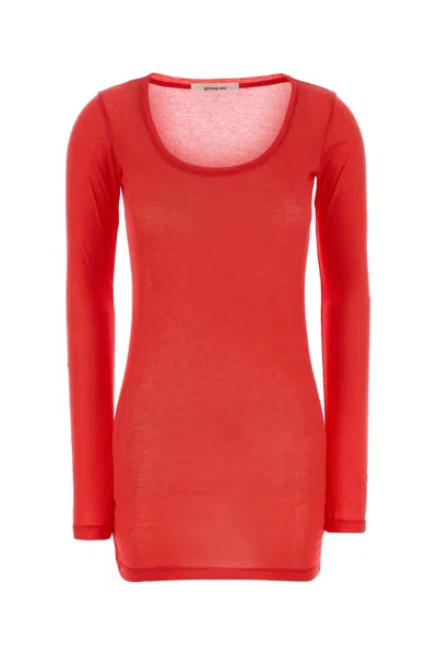 Gimaguas Coral Cotton Bahamon Mini Dress In Red