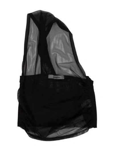Pre-owned Gimaguas Crew Neck Sleeveless Top In Black