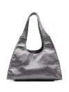 Gimaguas Curved-handle Tote Bag In Silver