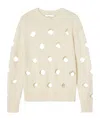 Gimaguas Cut-out Cotton Sweater In Brown