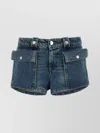 Gimaguas Denim Stretch Micro Shorts