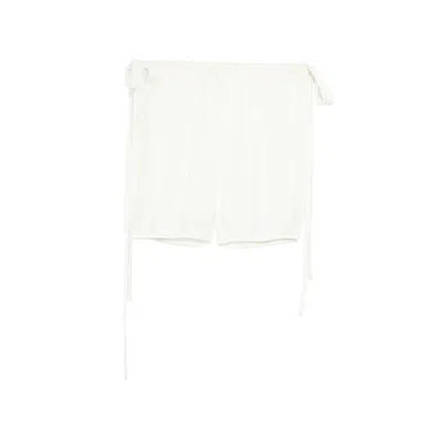 Gimaguas Drawstring Waistband Shorts In White