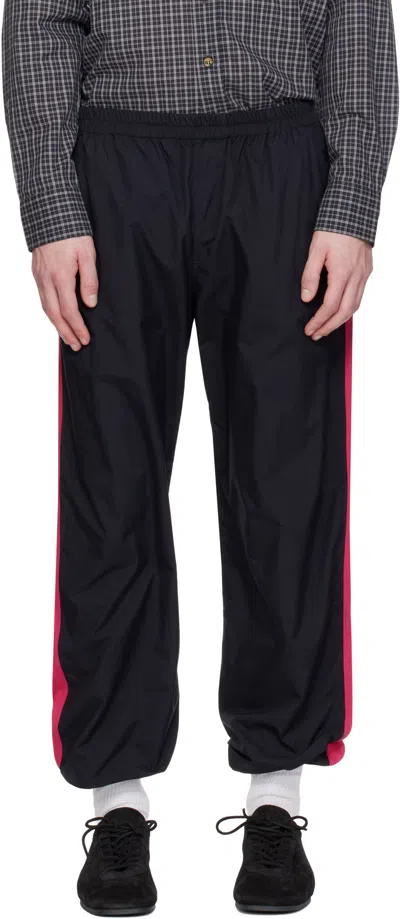 Gimaguas Elastic Waist Casual Pants In Black