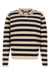 Gimaguas Leo Embroidered Cotton Polo Shirt In Beige