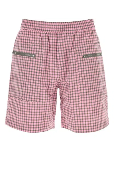 GIMAGUAS EMBROIDERED COTTON QUIQUE BERMUDA SHORTS