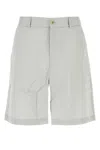 Gimaguas Embroidered Modal Blend Nicolas Bermuda Shorts In White