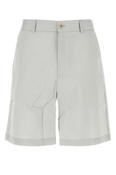 Gimaguas Embroidered Modal Blend Nicolas Bermuda Shorts In White