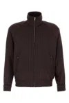 Gimaguas Embroidered Stretch Polyester Blend Brian Jacket In Brown