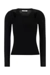 Gimaguas Luxe Knit Long Sleeve Jumper In Black