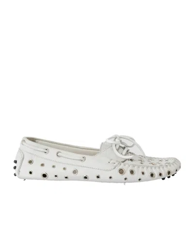 GIMAGUAS GIMAGUAS EYELET CAR FLAT SHOES