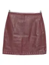 Gimaguas Eyelet-embellished Skirt In Brown