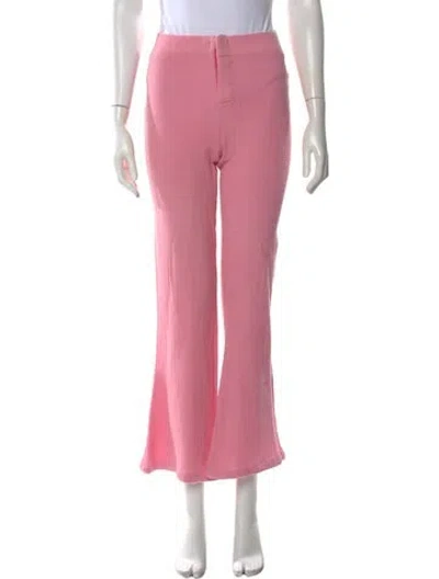 Pre-owned Gimaguas Flared Pants In Pink