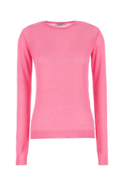 Gimaguas Jason Sweater Viscose Blend In Pink