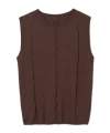 Gimaguas Forat Tank Top In Brown