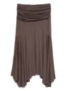 Gimaguas Fortuna Midi Skirt Woman Brown