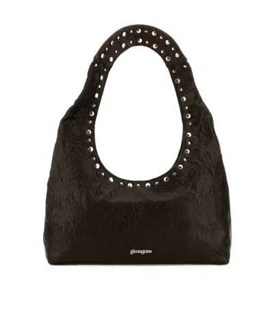 Gimaguas Franca Arrugado Bag Brown In Black