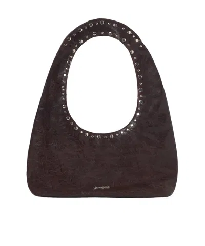 Gimaguas Franca Bag Arrugado In Black