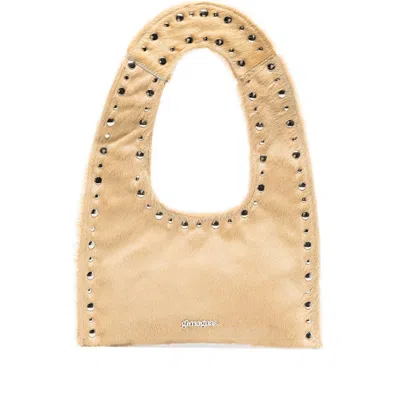 Gimaguas Franca Studded Tote Bag In Neutral