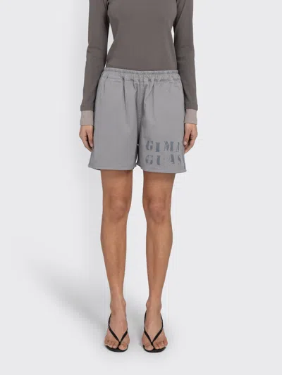 Gimaguas Gima Logo-print Shorts In Gray