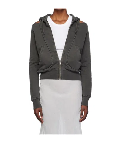 Gimaguas Gray Gina Hoodie In Dark Grey