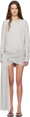 Gimaguas Gray Ashley Minidress In Gray
