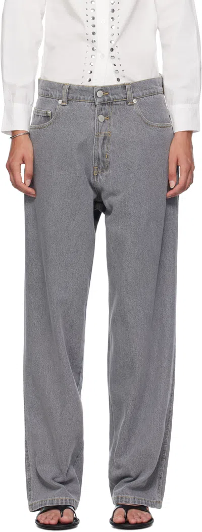 Gimaguas Five-pocket Jeans In Gray